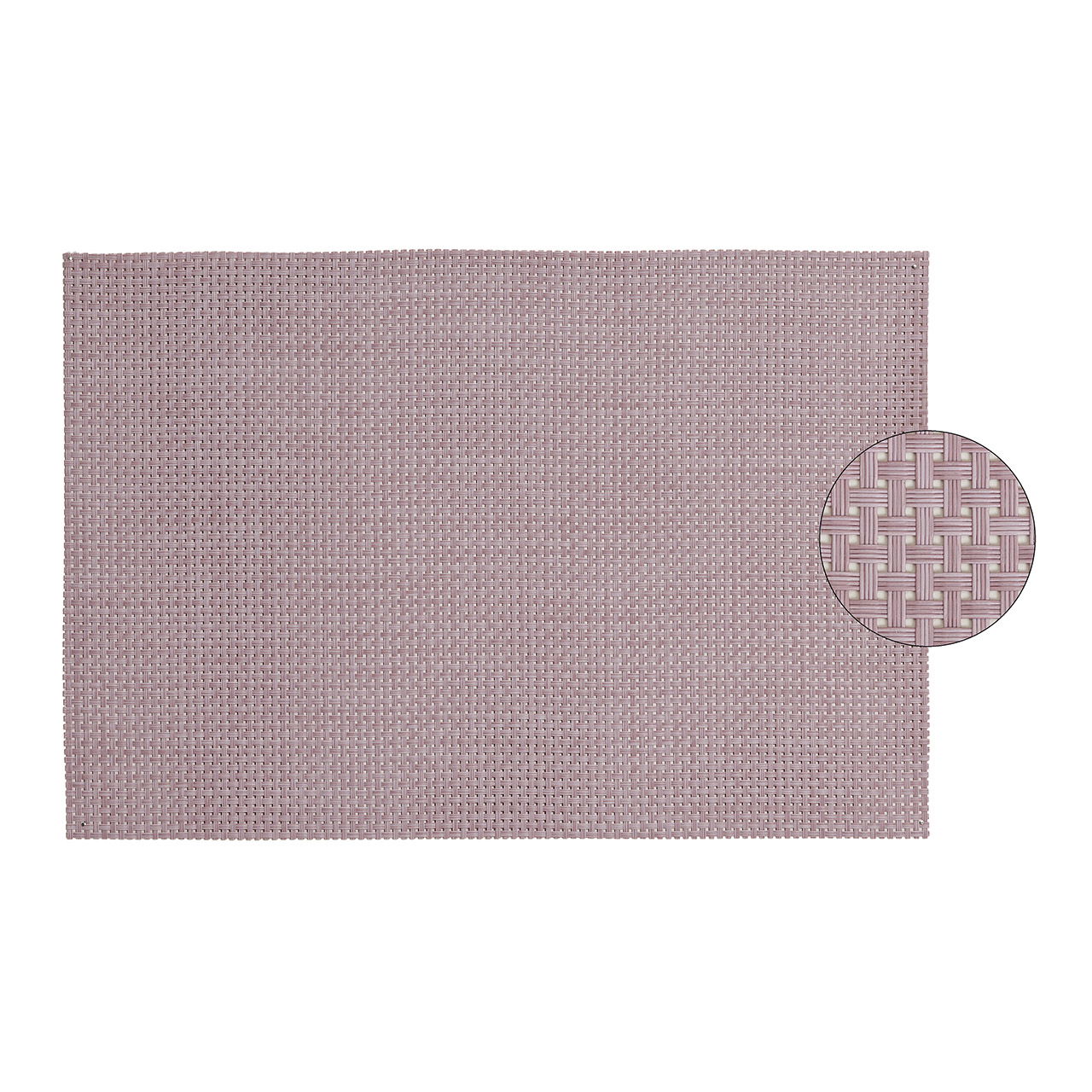 Placemat old rose plastic 45x30 cm