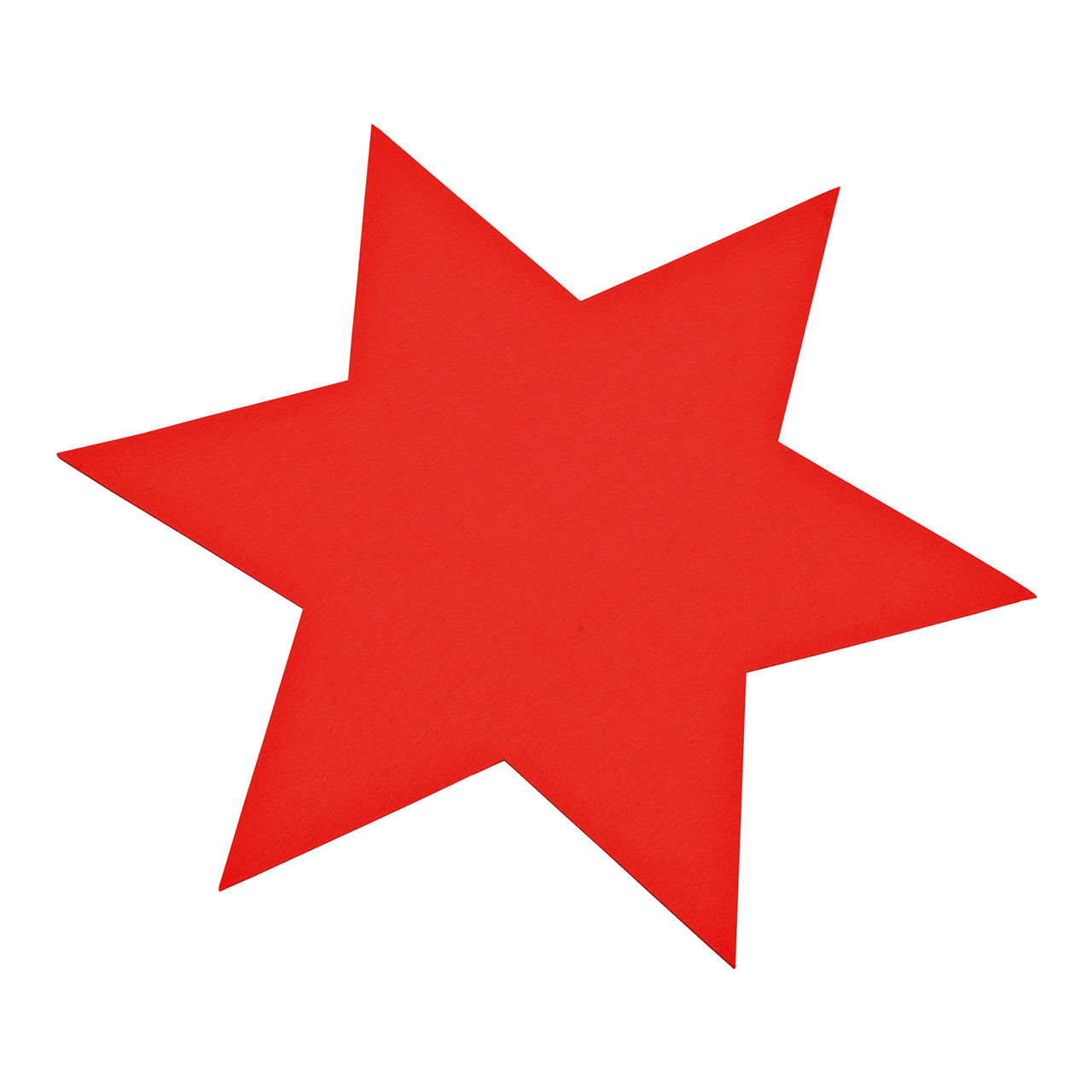 Placemat star 5mm of felt red (W/H) 35x31cm