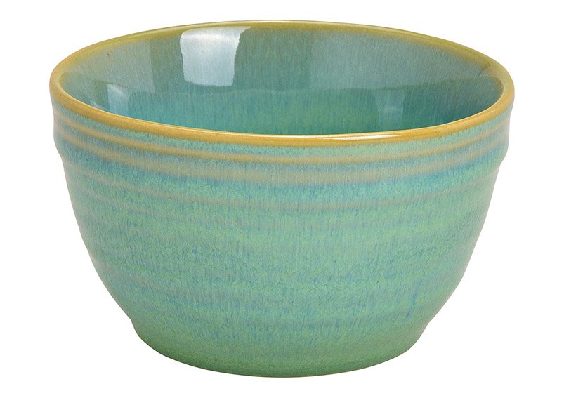 Ceramic bowl green (w / h / d) 10x5x10cm 260ml
