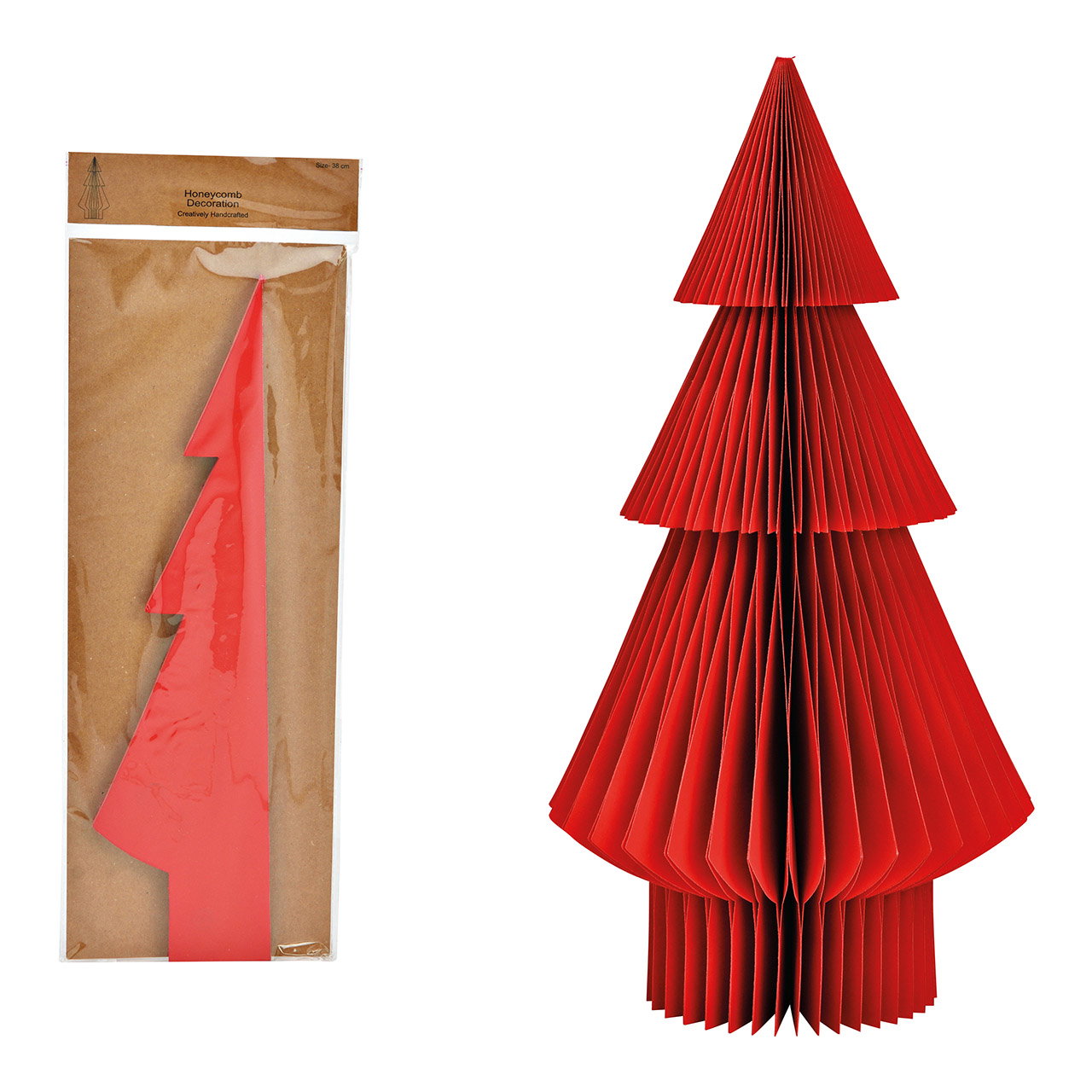 Papiertafel, Weihnachtsbaum, Girlande, Papierdeko, Rot