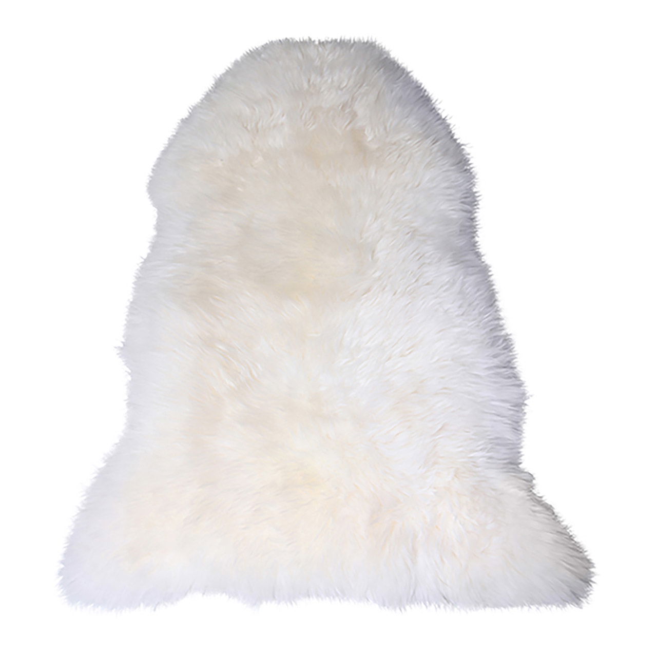 Secret Santa door display accessory sheepskin made of textile, white (W/H/D) 5x1x6cm