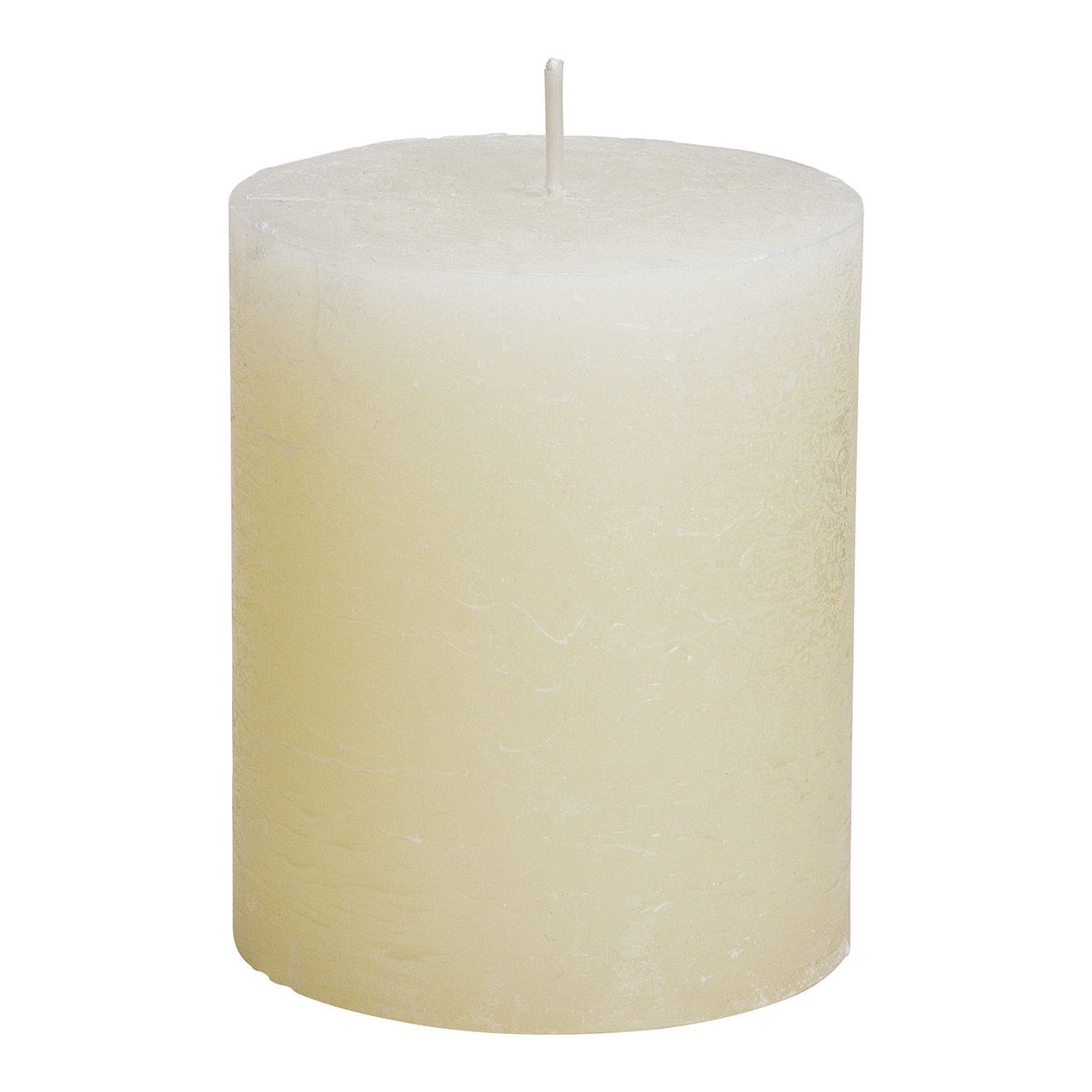 Candle 10x12x10cm wax champagne