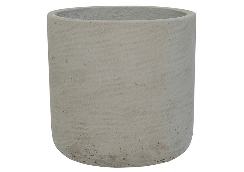 Blumentopf Pottery Pots aus Fiberclay grau (B/H/T) 15x14x15cm