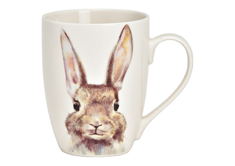 Mug porcelain bunny white (W/H/D) 12x10x8cm